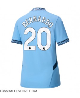 Günstige Manchester City Bernardo Silva #20 Heimtrikot Damen 2024-25 Kurzarm